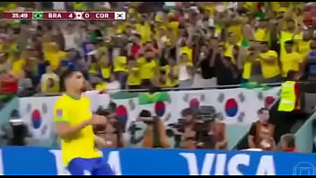 Brasil Arregaçando O Cu Da Coreia Do Sul De Quatro Sem Piedade