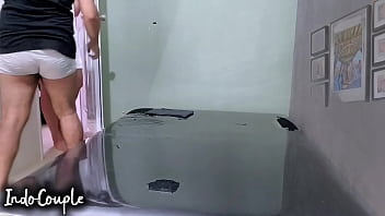 Desahan Gadis Berhijab Chika Toge Saat Dientot Terapis Pijat Desi