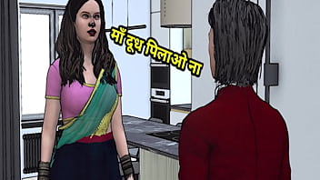 Ibu Tiri India Yang Nakal Digoyang Hati Oleh Anak Tirinya Dengan Suara Senggama Hindi