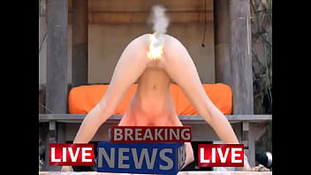 Gadis Tetangga Yang Manis Membungkuk Dan Memperlihatkan Pantatnya Yang Menggoda