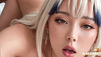 Adik Tiri Blonde Montok Dihardcore Di Kamar | Dubur Dan Memek Sempitnya Dihajar Ganas | Seks Virtual Ai