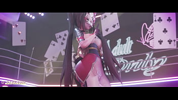 花火星穹铁道：3d国漫骚货裸舞抖臀，mmd萌妹湿身诱惑，成人动漫让你硬到爆