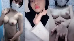 Rarah Hijaber Payudara Besar Masturbasi Bagian 2