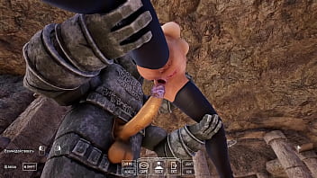 Petualangan Gua Berakhir Dengan Eksplorasi Liang Lara Croft Dalam Animasi Game Hentai 3d