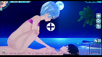 Yukino Bercinta Liar Di Pantai Malam Hari Dalam Animasi Hentai 3d