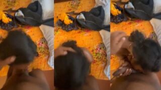 Gadis Desa Mengisap Kontol Sepupunya Diam-diam