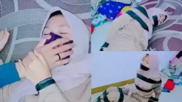Lakban Membelit Tubuh Ukhty Remaja Cantik Dalam Permainan Bdsm Yang Menggairahkan