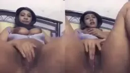 Alin Berhijab Mengocok Memek Gembulnya Yang Menggairahkan