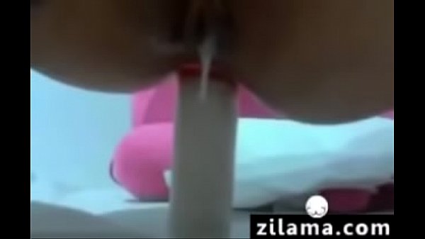Tante Tiongkok Kurus Main Dildo Anus-6