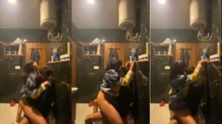 Gadis Genit Rekam Adegan Panas Di Kamar Mandi, Nunggang Kontol Sampai Puas