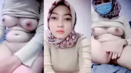 Nella Hijab Ukhti Toge, Bikin Ngilu Di Dalem, Crot Di Luar