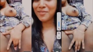 Video Call Bugil, Cewek Bangladesh Mainin Diri Sendiri Sambil Colmek.