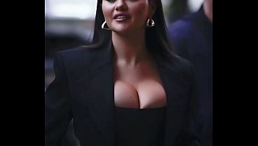 Selena Gomez Membungkuk Dengan Gaya Bikin Ngilu, Hasil Ai Yang Bikin Makin Greget